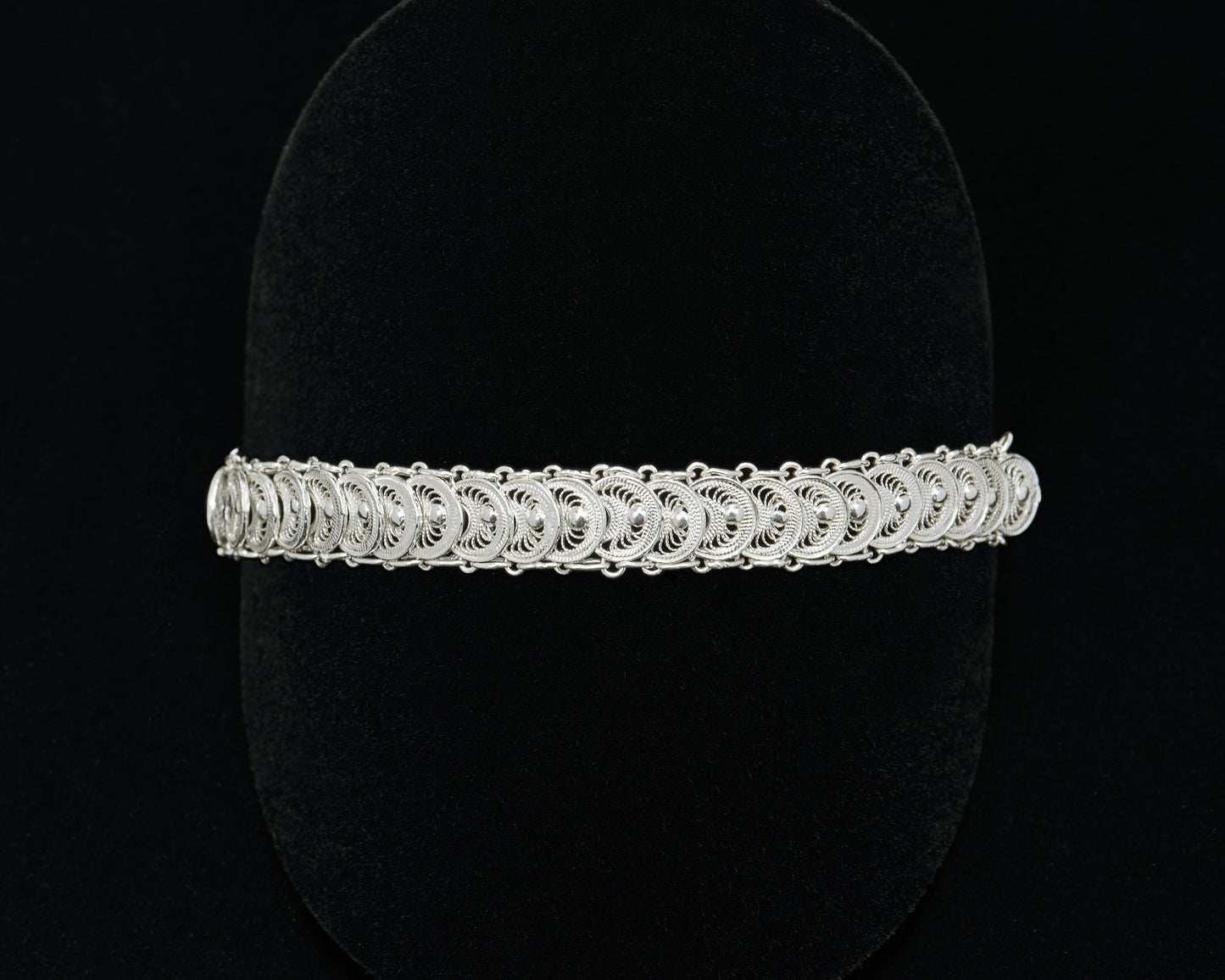 Silber Armkette Fischschuppen Telkari