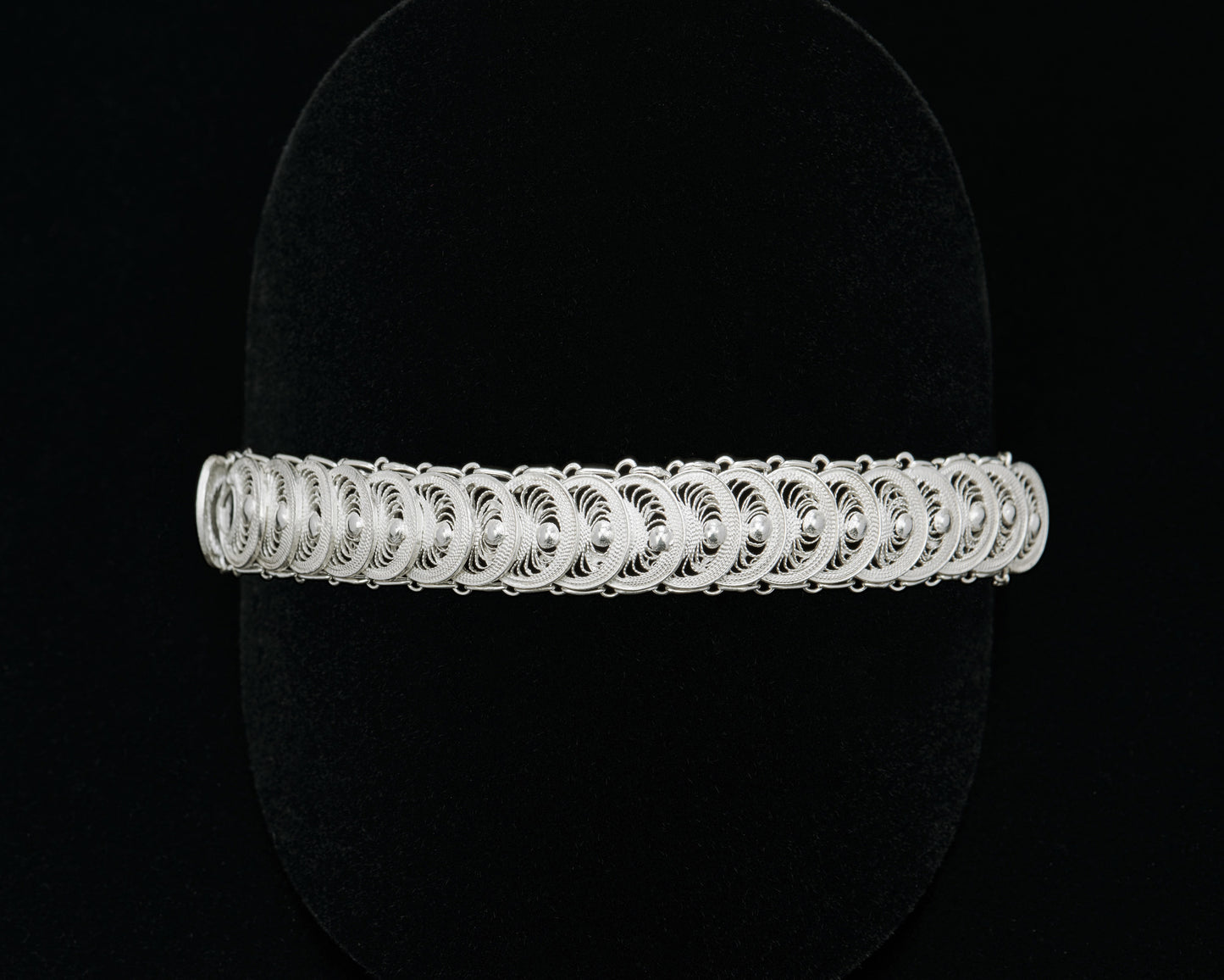 Silber Armkette Fischschuppen Telkari