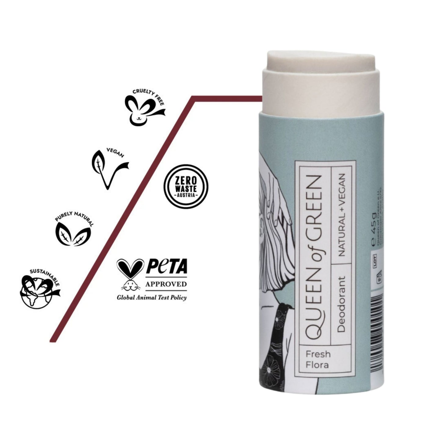 Zero Waste, Peta, Tierversuchsfrei und vegan. Zuverlässig mit natürlichen Inhaltsstoffen, plastikfrei.