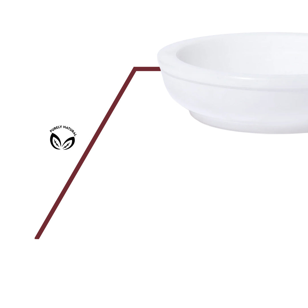 Handgefertigte Räucherschale aus naturreinem weißem Speckstein, einzigartiges Unikat