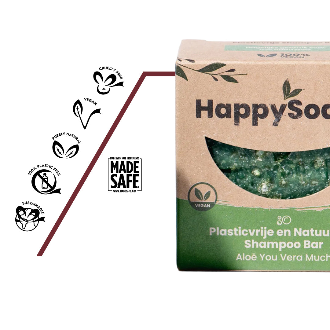 Zero-Waste-Haarpflege – feste Shampoo Bar ersetzt mehrere herkömmliche Flaschen, spart Wasser und CO₂.