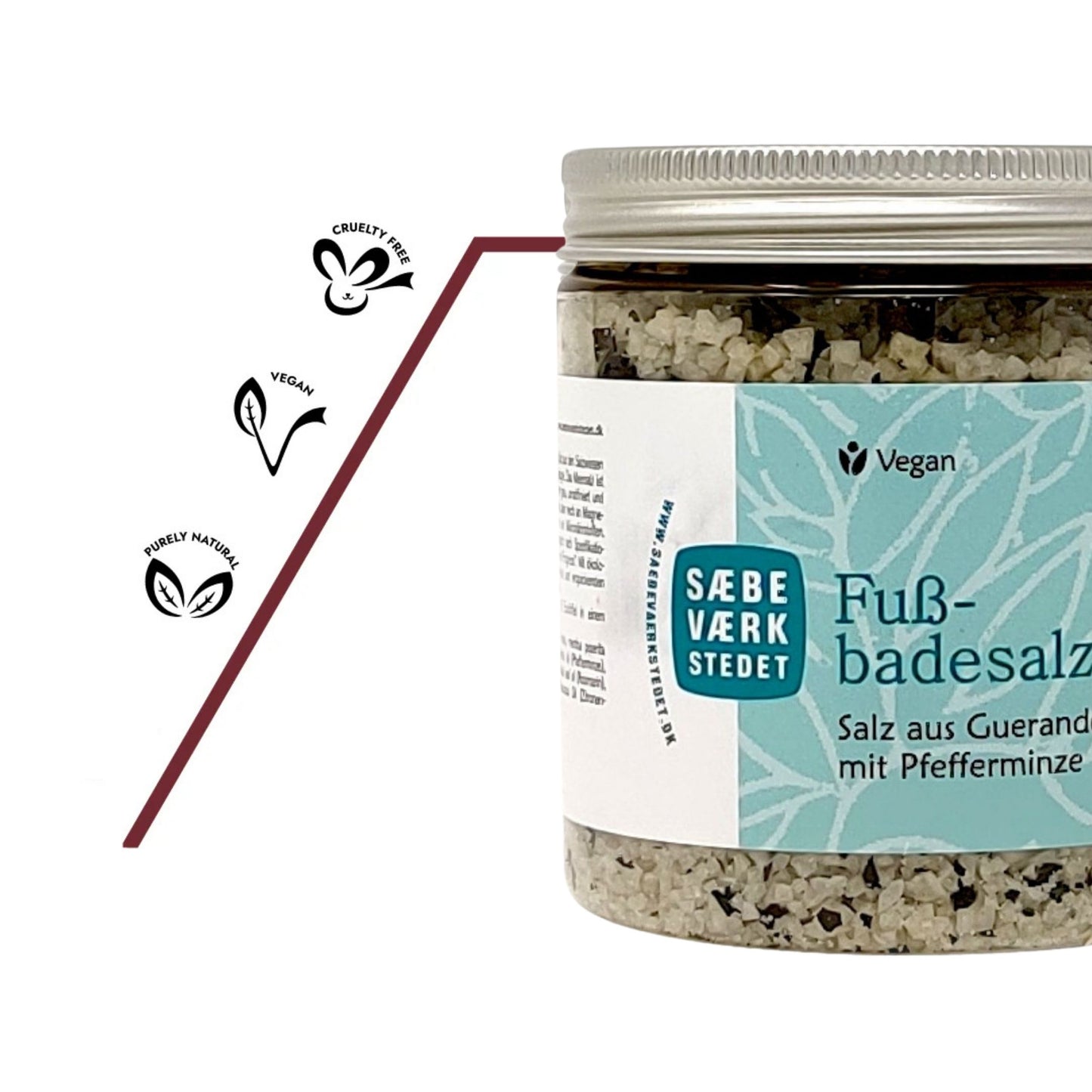 Bio-Fußbadesalz mit ätherischen Ölen