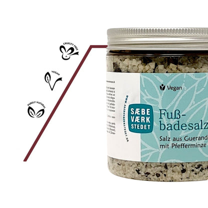 Bio-Fußbadesalz mit ätherischen Ölen
