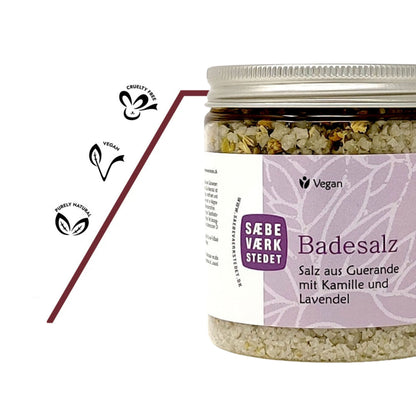 Bio Badesalz Kamille & Lavendel