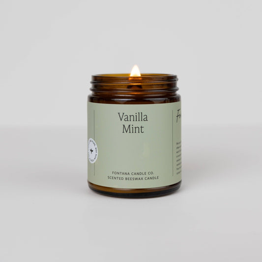 Ätherische Duftkerze Vanille-Minze