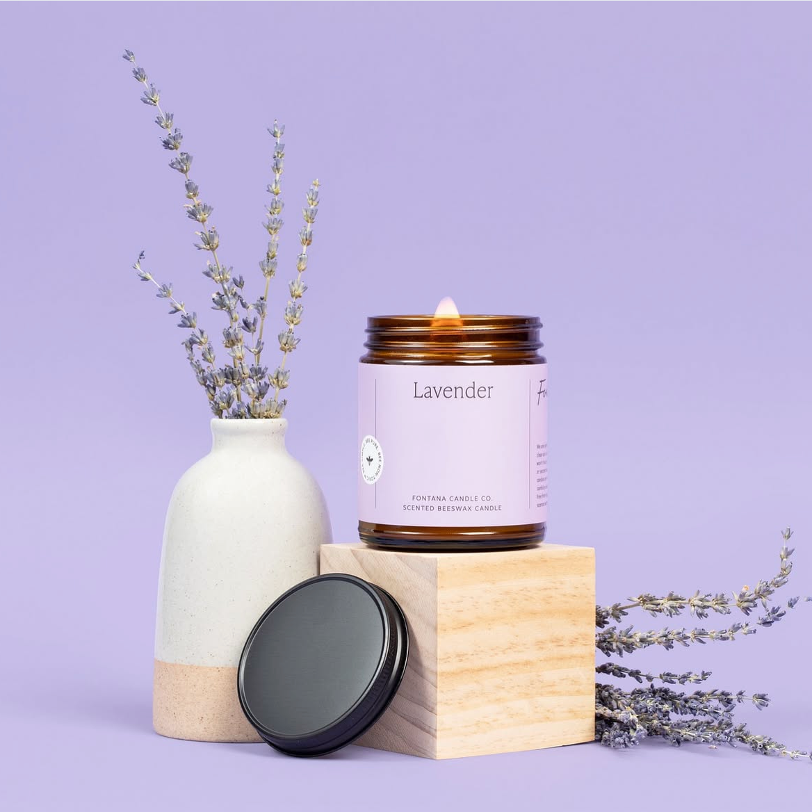 Lavendel – Ätherische Duftkerze – My Little Present
