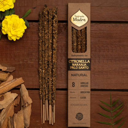 Citronella Orange Palo Santo Räucherstäbchen