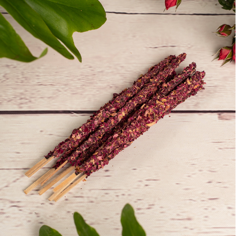 Räucherstäbchen Rose & Weihrauch