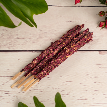 Räucherstäbchen Rose & Weihrauch