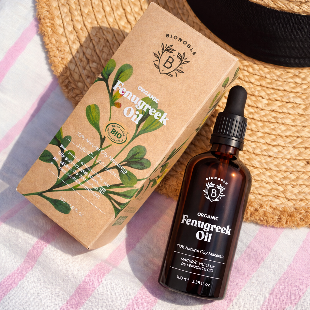 Bio Bockshornkleeöl beruhigt sonnenstrapazierte Haut, spendet intensive Feuchtigkeit und unterstützt die Regeneration nach dem Sonnenbad.