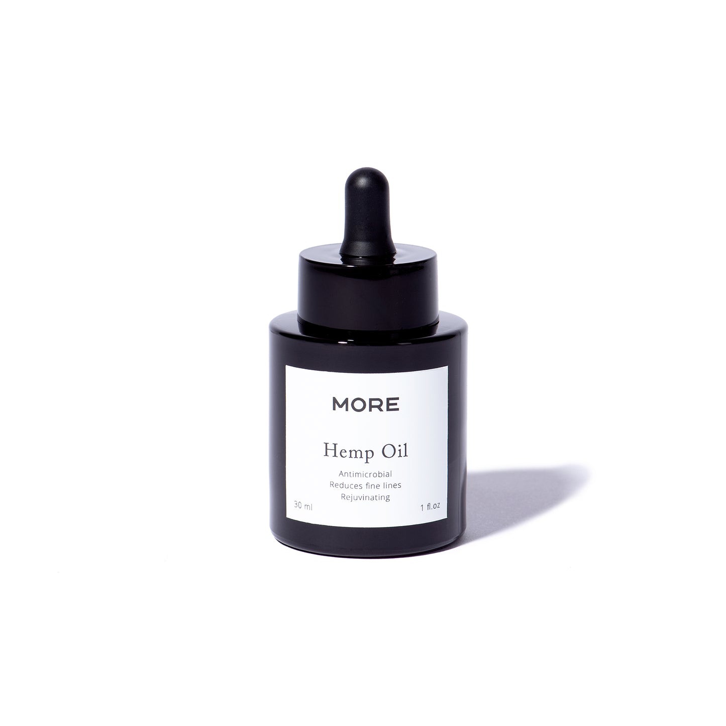 Bio Hanföl in schwarzer Glasflasche,, naturbelassen, reich an essenziellen Fettsäuren und Vitaminen für Haut und Haar.