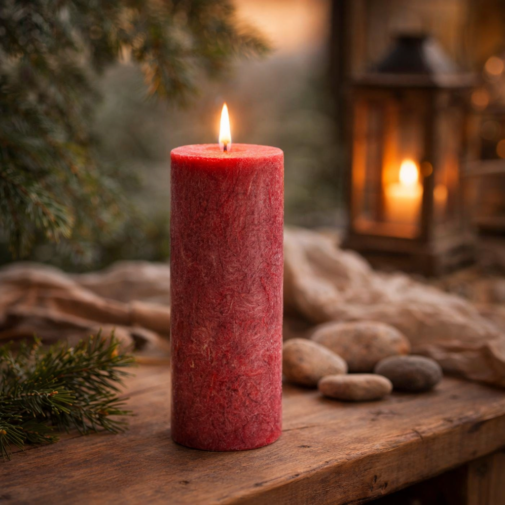 Aromakerze Licht der Alpen - Die  Wärmende