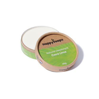 Natürliches Deodorant – Kokos & Limette, veganes, handgemachtes Deo mit pflegendem Kokosöl, Sheabutter und belebender Limettenessenz.