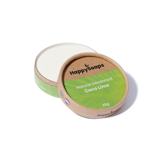 Natürliches Deodorant – Kokos & Limette, veganes, handgemachtes Deo mit pflegendem Kokosöl, Sheabutter und belebender Limettenessenz.