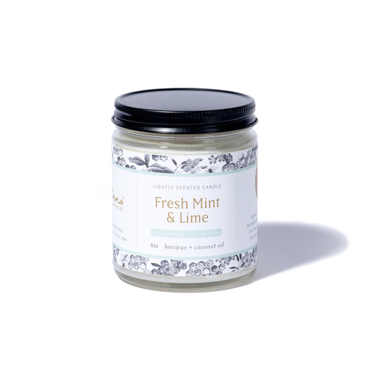 Fresh Mint & Lime - Ätherische Duftkerze