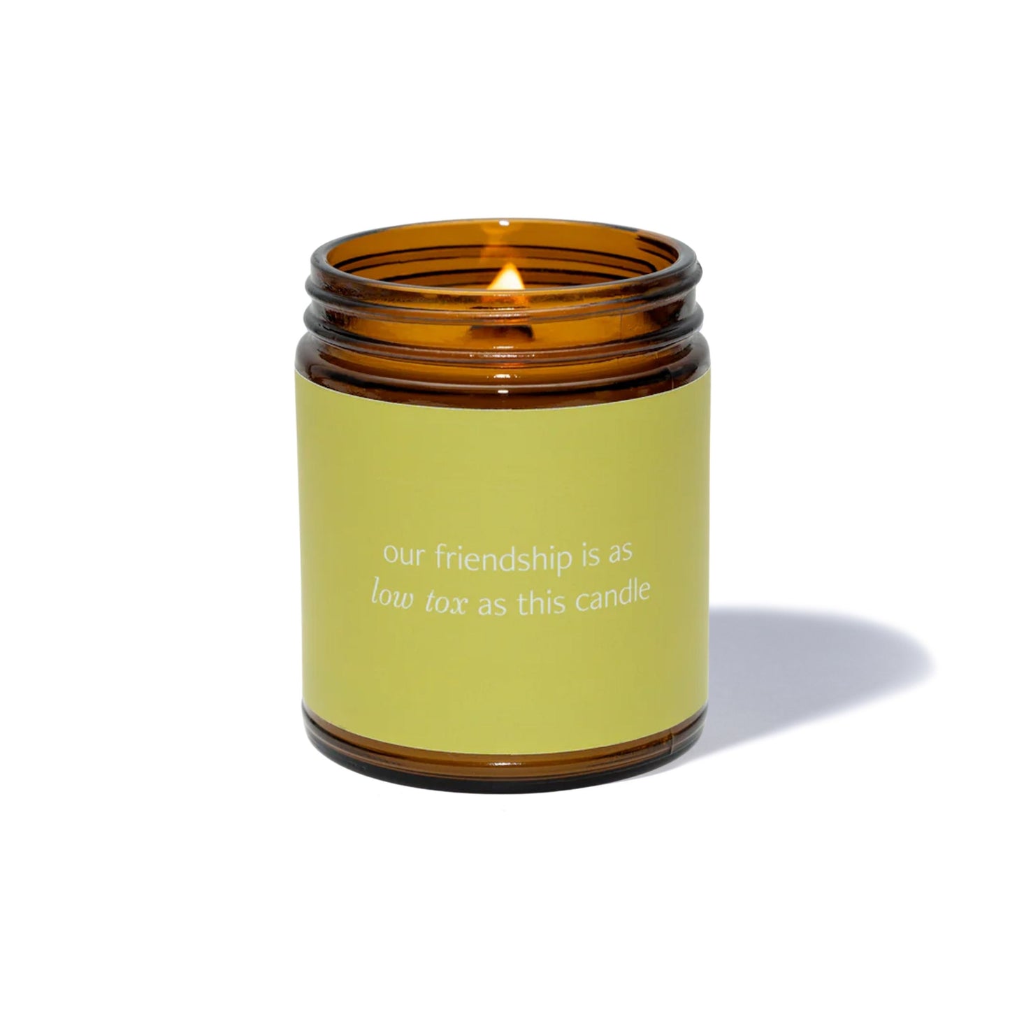 Low Tox Friendship Kerze ohne Deckel, schadstofffreie Duftkerze mit natürlichen Inhaltsstoffen