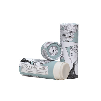 Übersicht der natürlichen Inhaltsstoffe des Fresh Flora Deodorants – Sheabutter, Kokosöl, Zinkoxid und pflanzliche Wachsbestandteile für pflegende Wirkung.