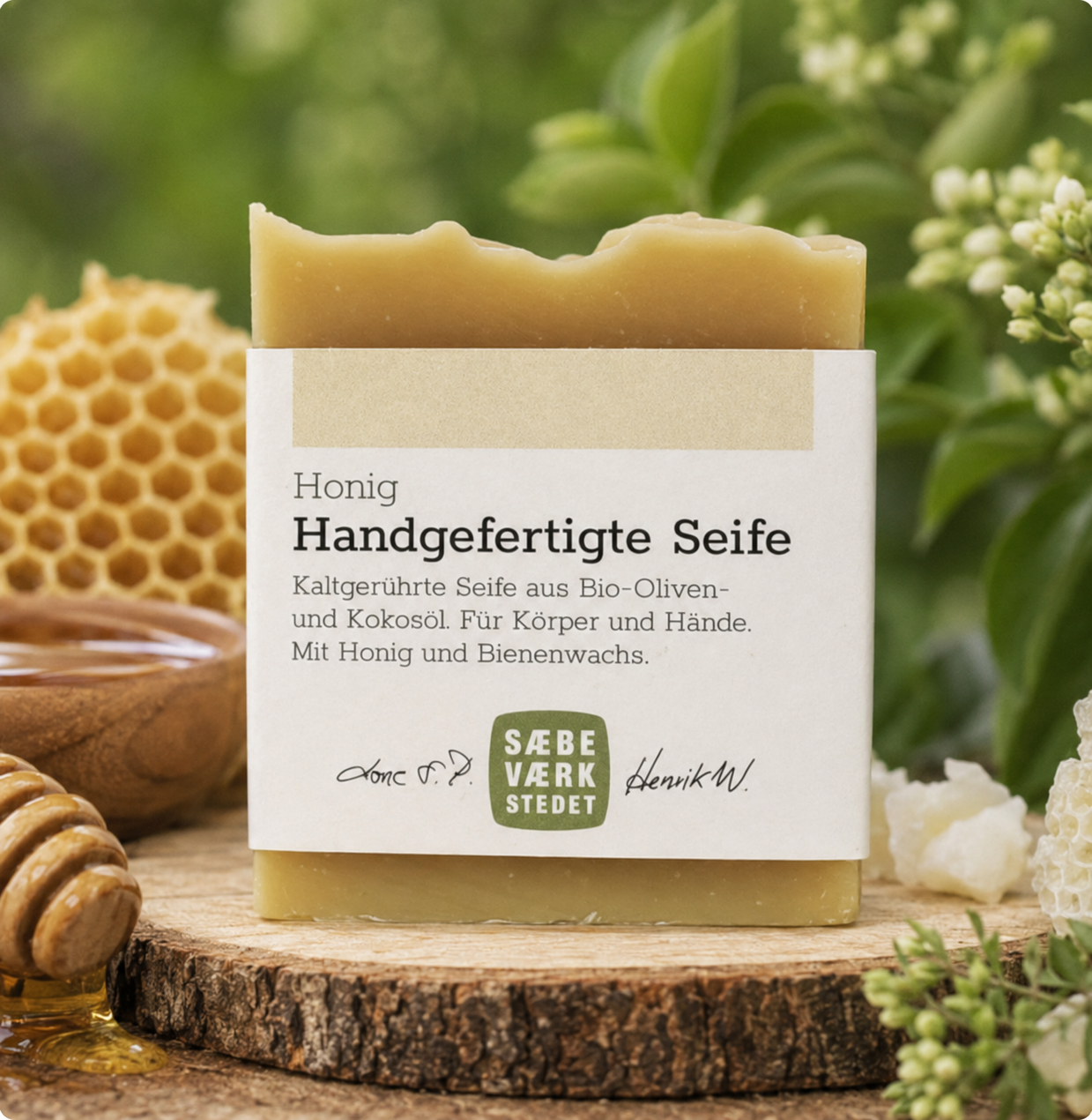 Bienenwachs Seife für Körper und Hände im Naturshop. Bio, nachhaltig, handgemacht.