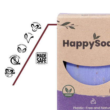 Zero-Waste-Körperpflege – Lavendel Seifenbar ideal für umweltbewusste, nachhaltige Pflege zuhause oder unterwegs.