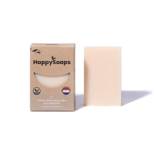 Coconut & Lime Körper- und Handseife – vegane, handgemachte Seifenbar mit Kokos, Limette, Shea Butter und hydrolysierten Jojoba-Estern.