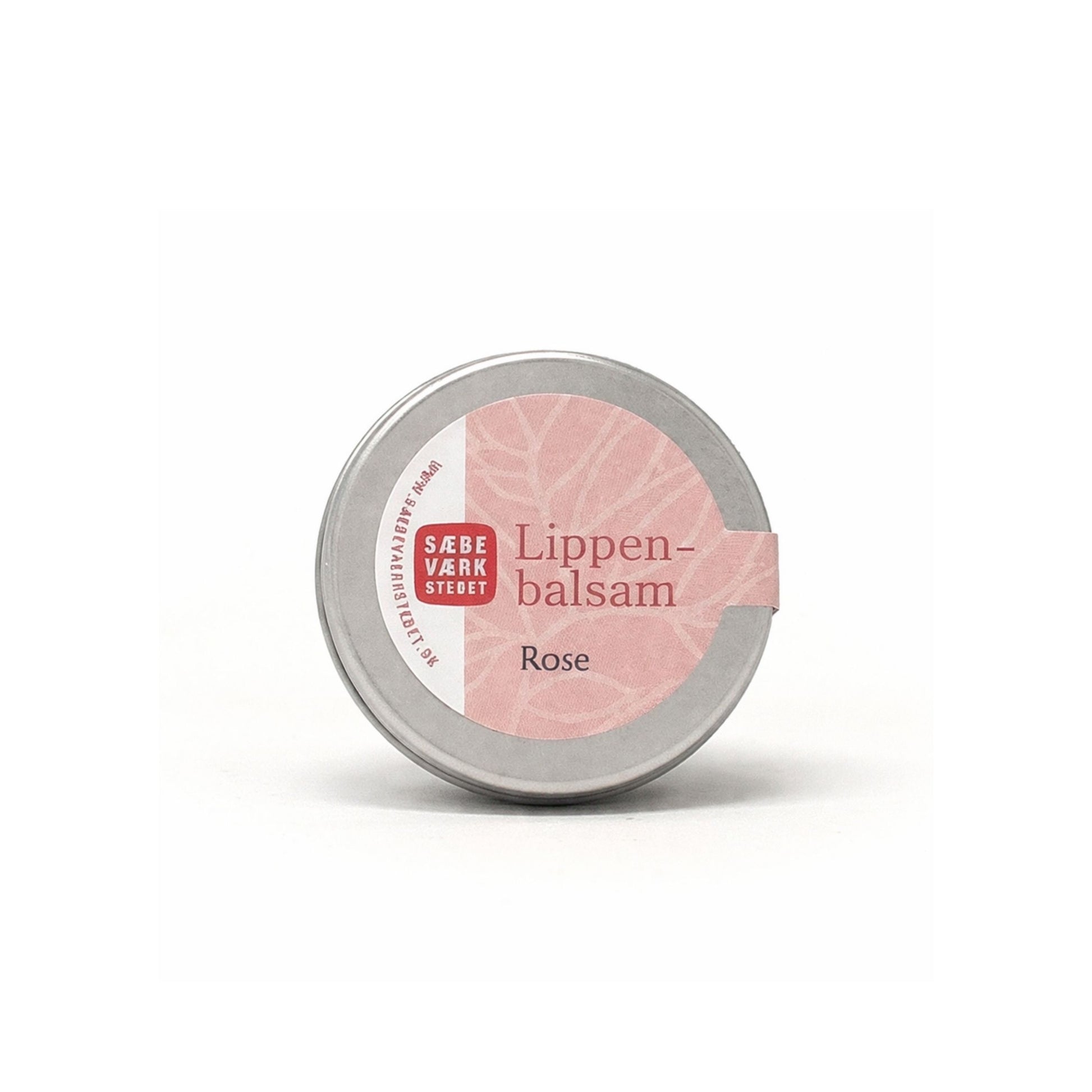 Lippenbalsam Rose aus Bio-Ölen und Bienenwachs für trockene Lippen.