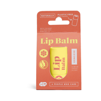 Natürlich pflegender Bio-Lippenbalsam mit Bienenwachs, Sheabutter und Mandelöl für intensive Feuchtigkeit und Regeneration trockener Lippen