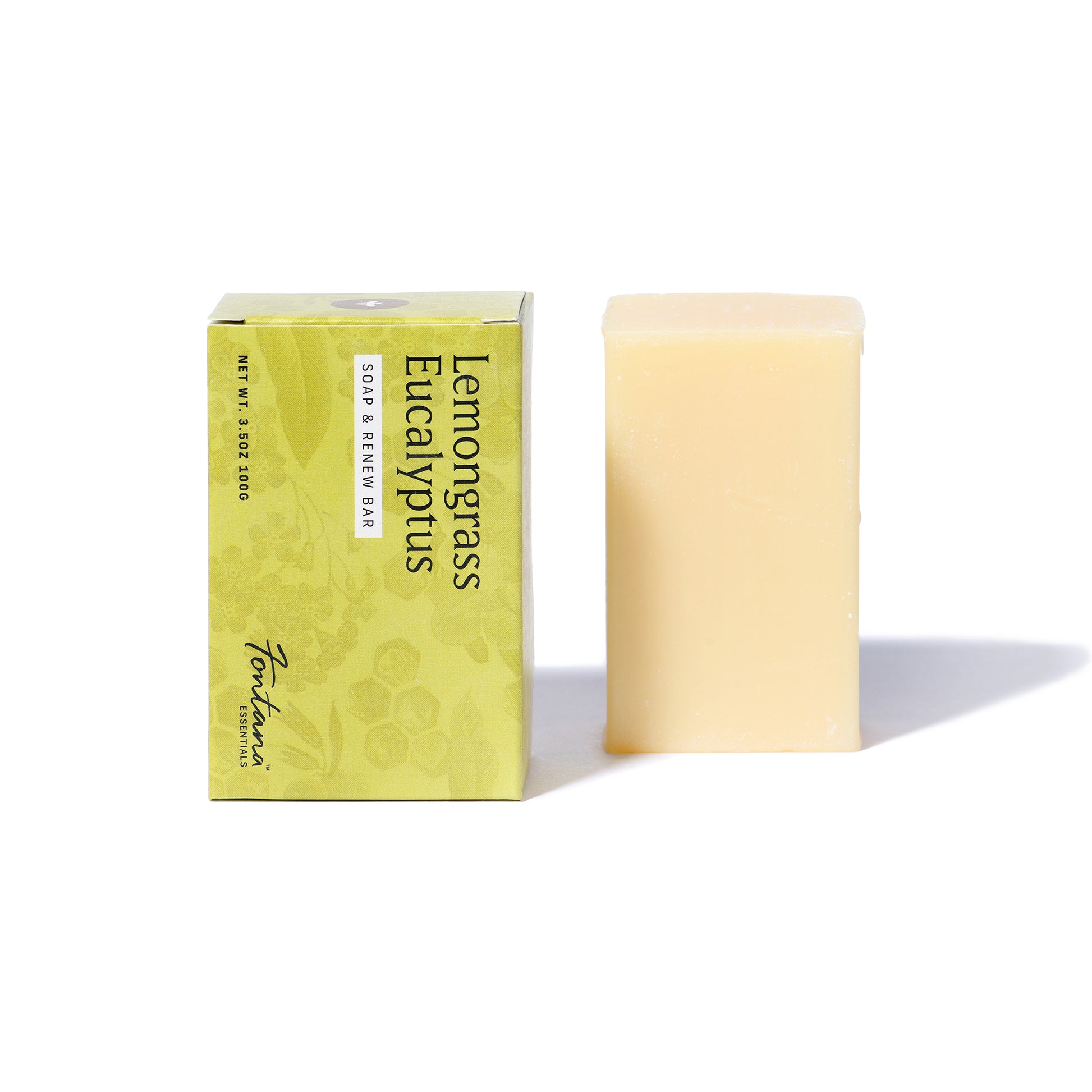 Bio Seife Zitronengras-Eukalyptus mit ätherischen Ölen, pflanzlich, sanft zur Haut und belebend für Körper und Sinne.