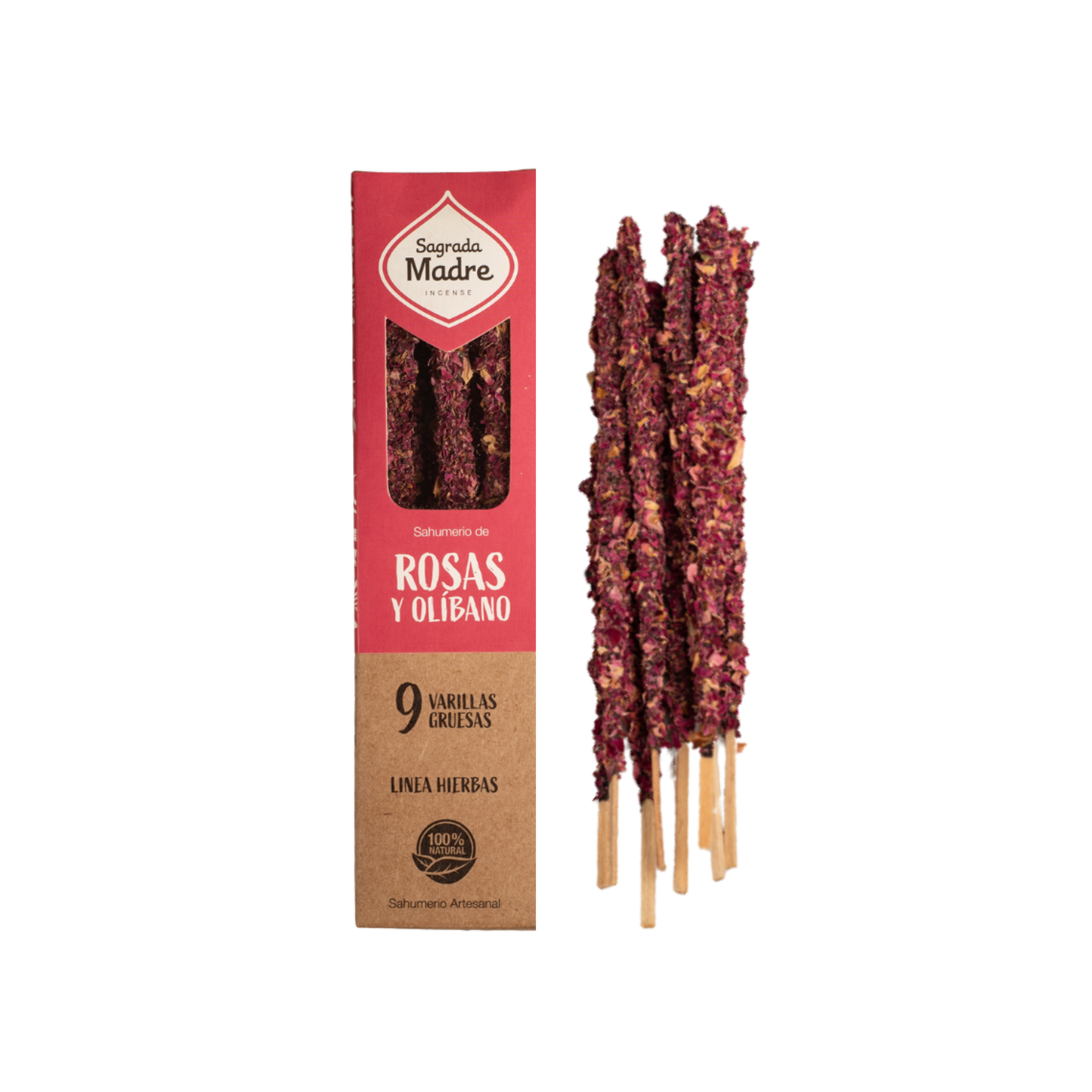 Räucherstäbchen Rose & Weihrauch