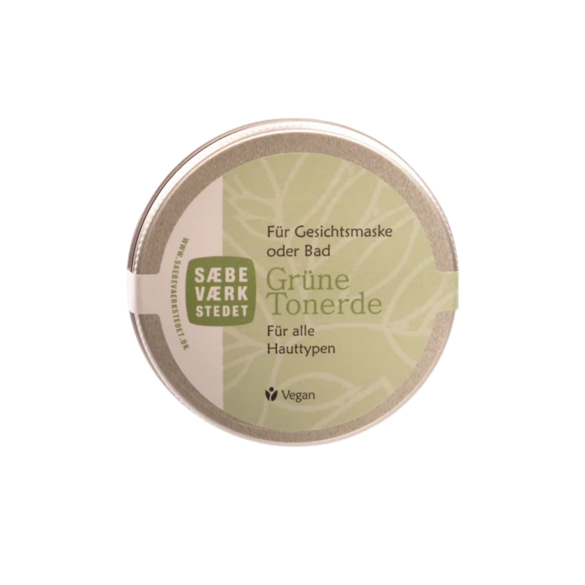 Grüne Tonerde als feines Bio-Mineralpulver zur sanften Mineralisierung für alle Hauttypen.