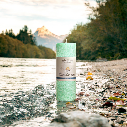 Aromakerze Licht der Alpen - Die Frische