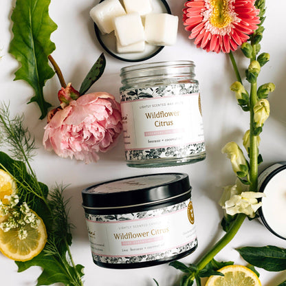 Fontana Candle - Wildflower Citrus Duftkerze kl.Zinnkerze