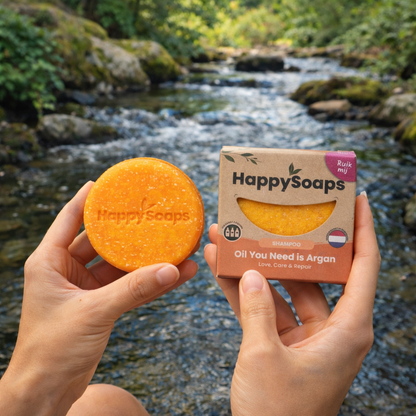 Sanfte Haarwäsche für Mensch und Umwelt. Vegan, plastikfrei mit pflegenden Ölen für Haarwäsche.