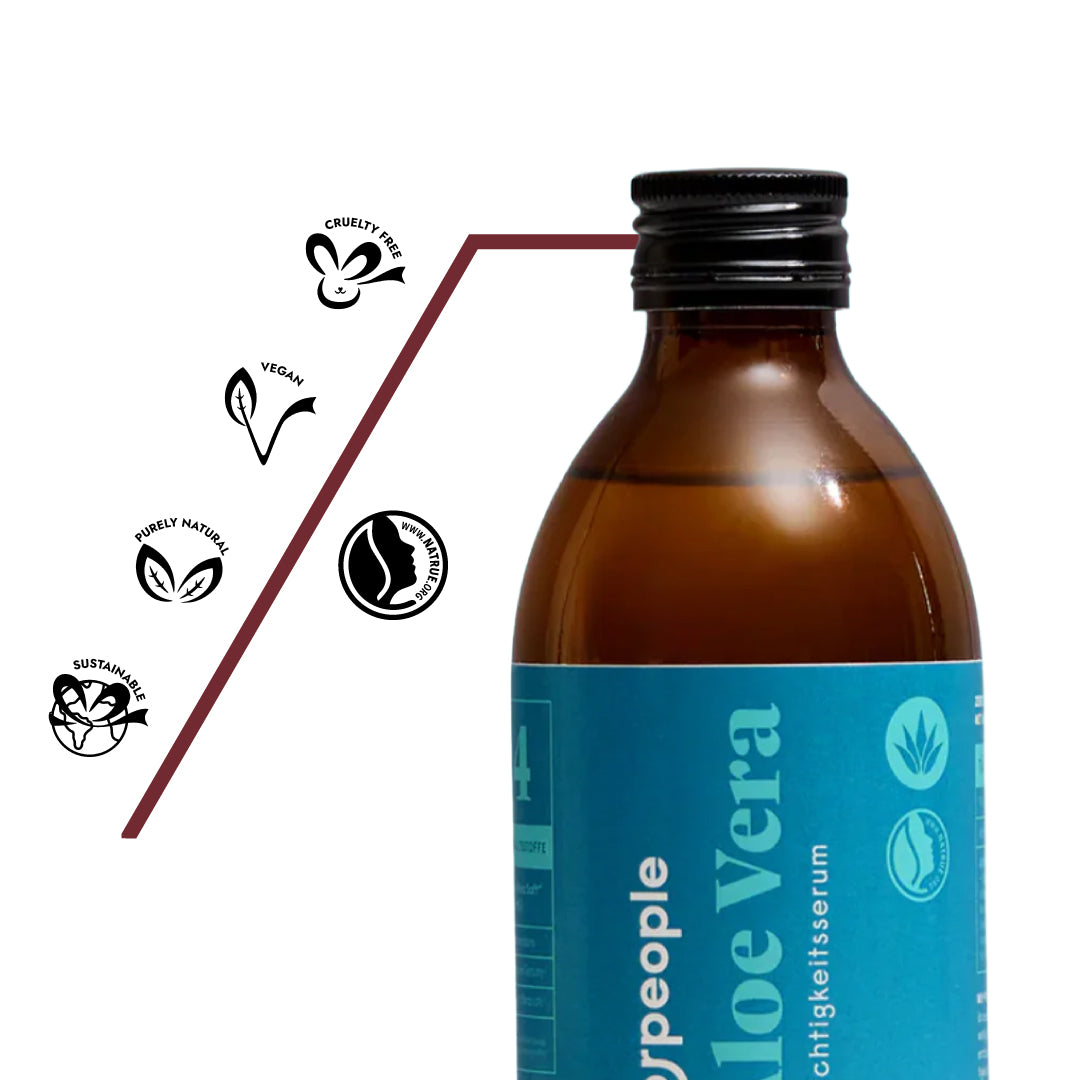 COSMOS ORGANIC Zertifikat des Bio Aloe Vera Serum 99,6 % – 100 % naturrein und zertifiziert