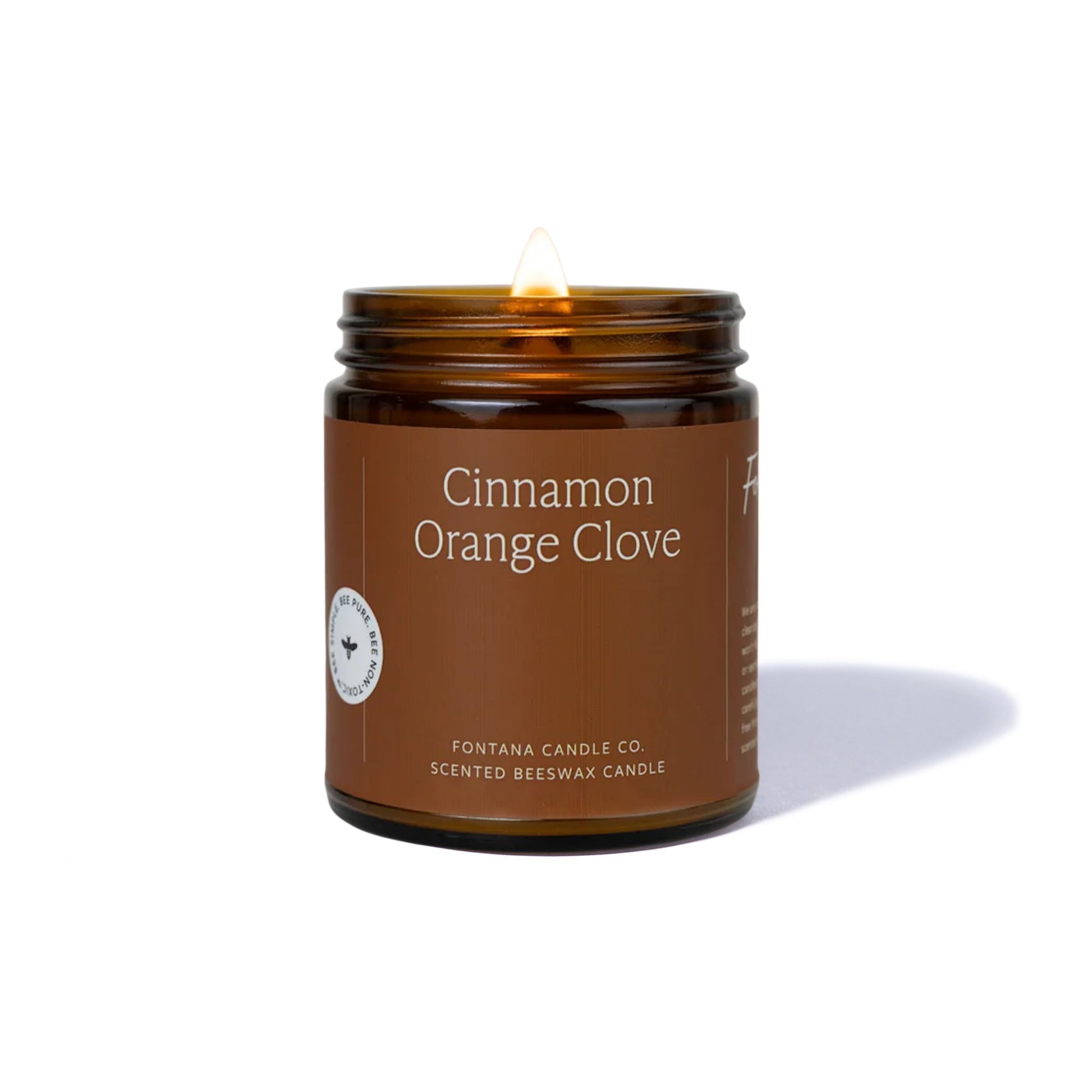 Cinnamon Orange Clove Duftkerze aus Bienenwachs und Kokosoel, aromakerze non-toxic mit ätherischen Ölen