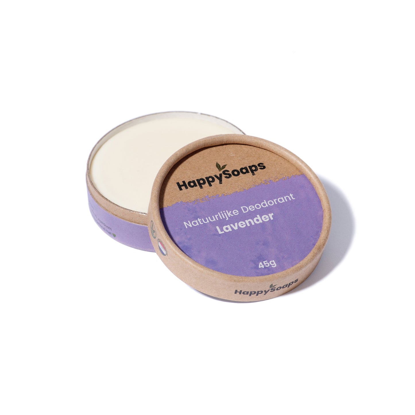 Natürlicher Deo Balm Lavendel – veganes, handgemachtes, aluminiumfreies Deo mit Kokosöl, Sheabutter und beruhigendem Lavendelöl.