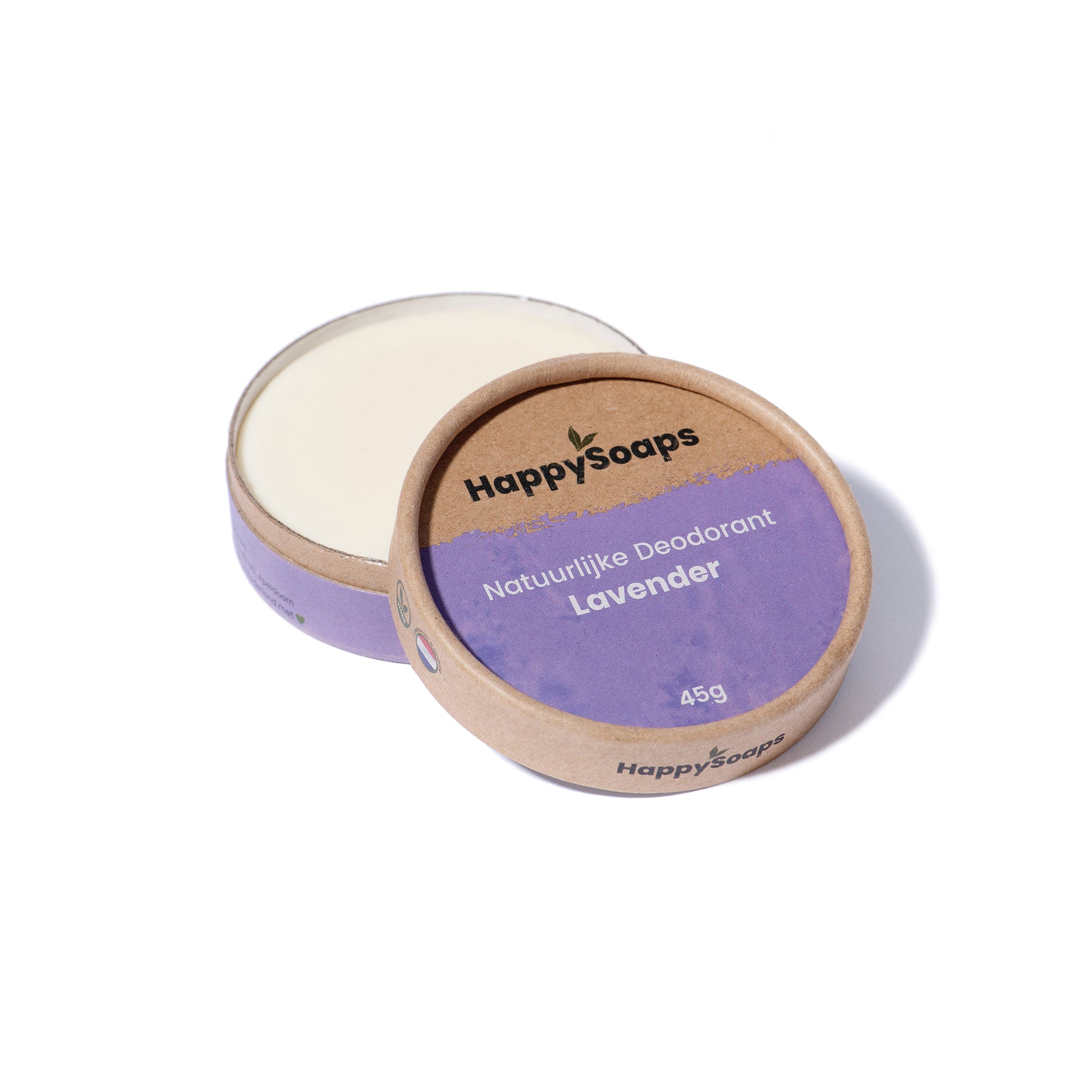 Natürlicher Deo Balm Lavendel – veganes, handgemachtes, aluminiumfreies Deo mit Kokosöl, Sheabutter und beruhigendem Lavendelöl.