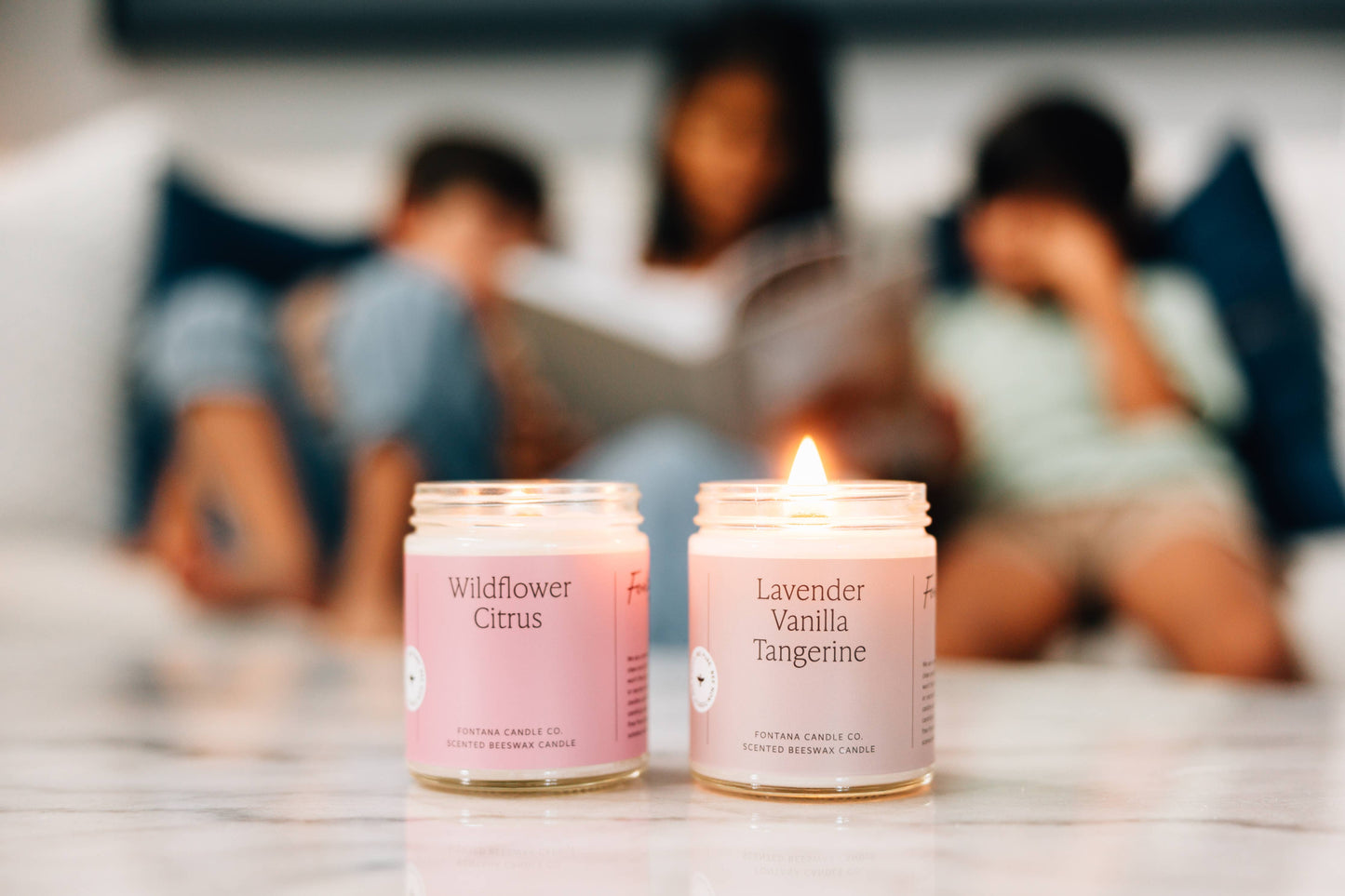 Fontana Candle - Duftkerze Lavender Vanilla Tangerine
