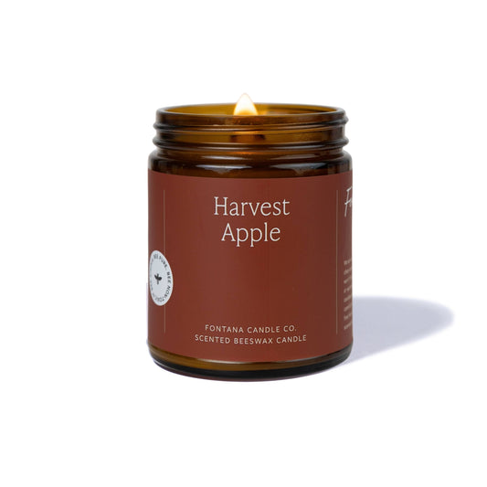 Harvest Apple Duftkerze aus Bienenwachs und Kokosoel, aromakerze non-toxic mit ätherischen Oelen