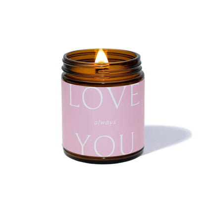 Love You Wildflower Duftkerze aus Bienenwachs und Kokosoel, aromakerze non-toxic mit ätherischen Ölen