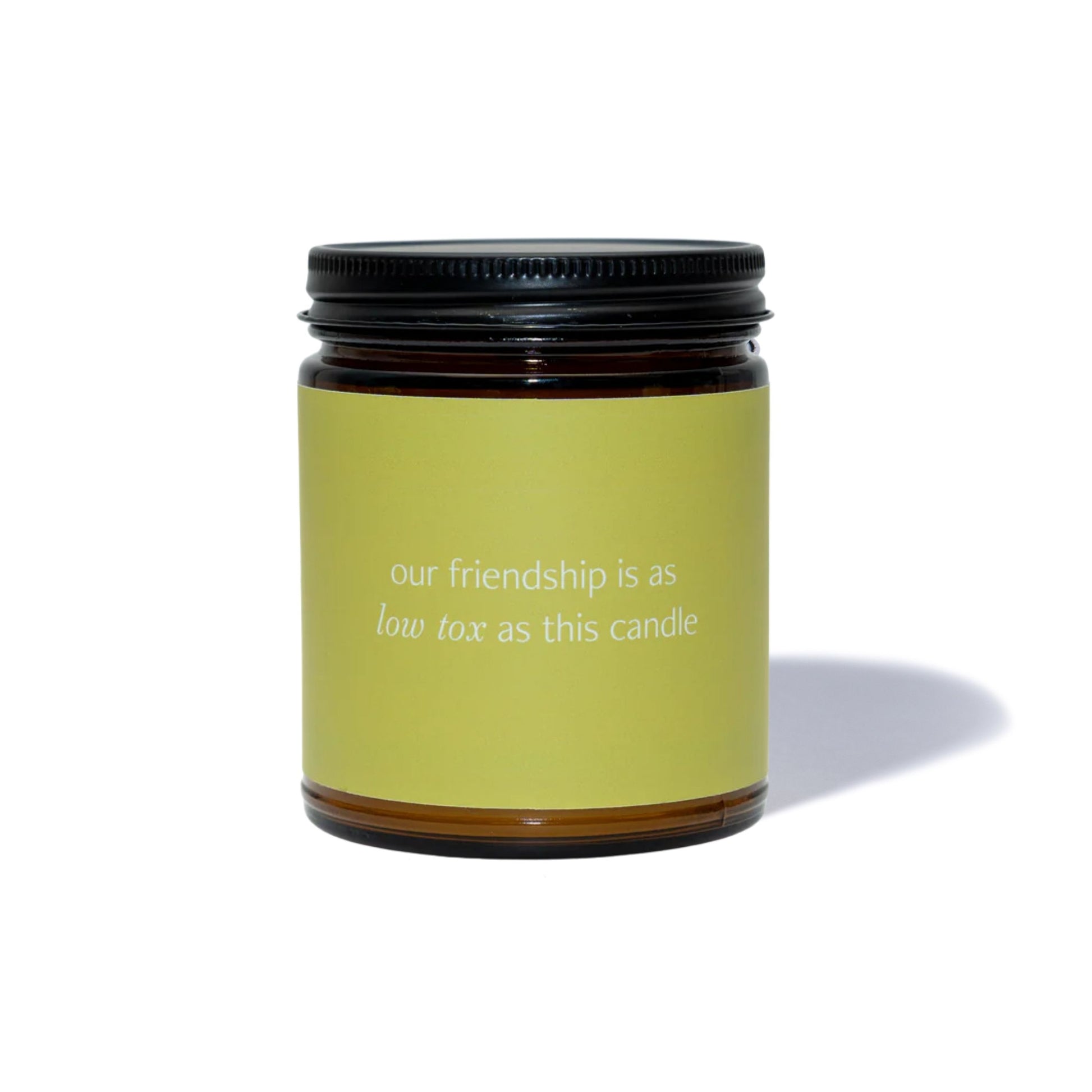 Low Tox Friendship Duftkerze aus Bienenwachs und Kokosöl, aromakerze non-toxic mit ätherischen Ölen