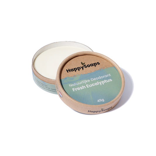 Natürlicher Deo Balm Eukalyptus & Zitronengras – veganes, handgemachtes, aluminiumfreies Deo mit Kokosöl, Sheabutter und belebendem Eukalyptus-Zitronengras-Duft.
