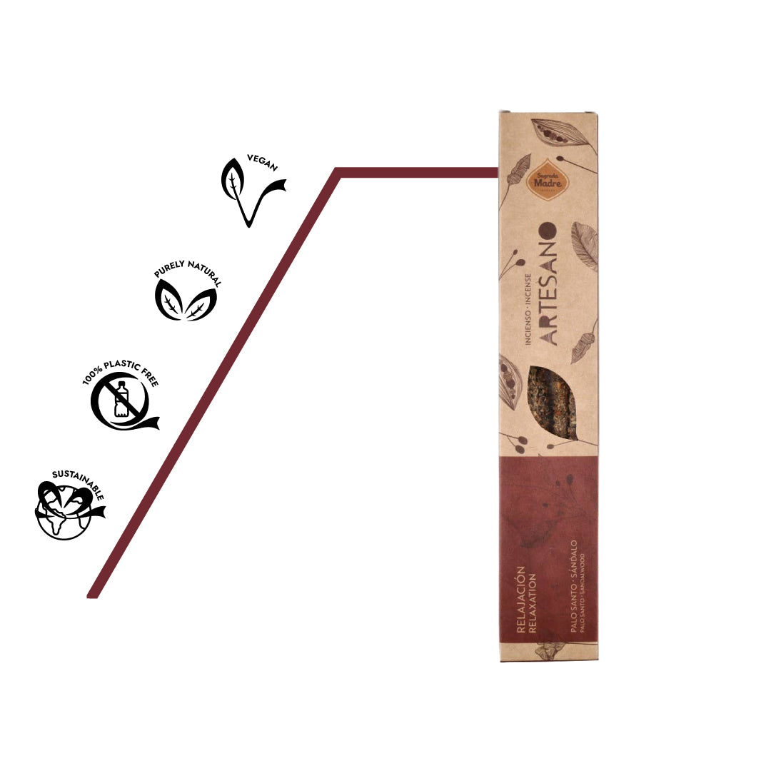Zertifizierte Palo Santo Sandelholz Räucherstäbchen mit Nachweis nachhaltiger Qualität