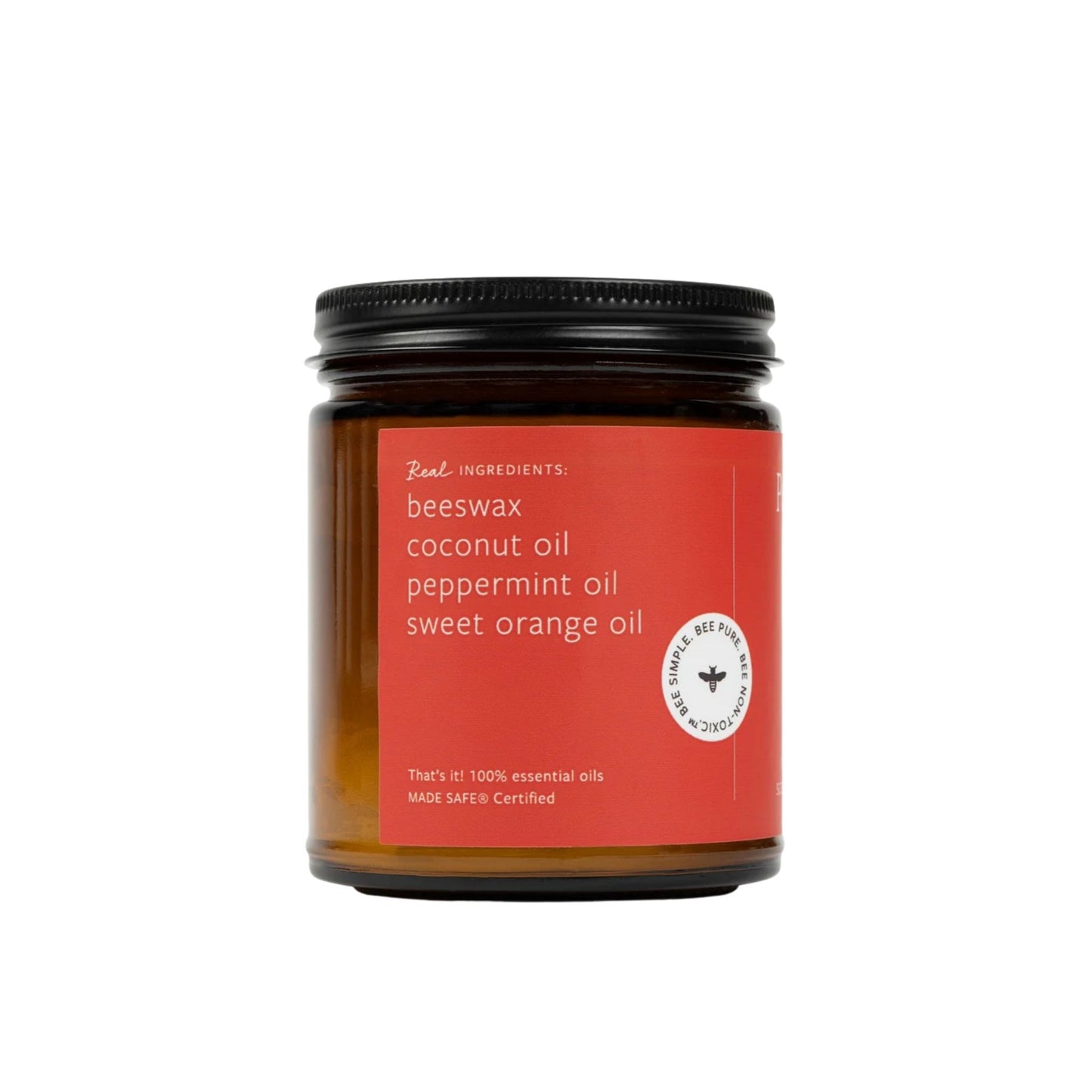 Peppermint Aroma Kerze Inhaltsstoffe: Kokosöl, Bienenwachs, Pfefferminzöl, Süßorangenöl