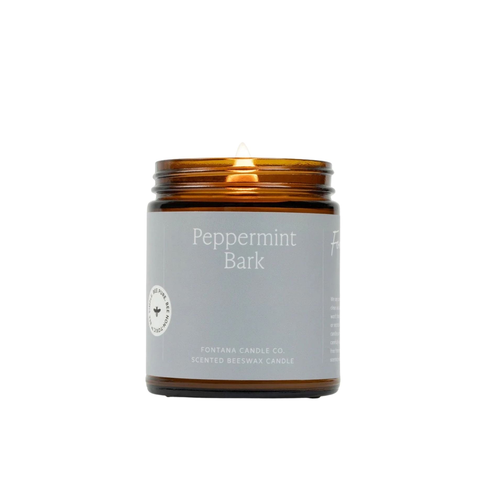 Peppermint Vanilla Aroma Kerze nachhaltige Geschenkidee, vegane und schadstofffreie Naturkerze