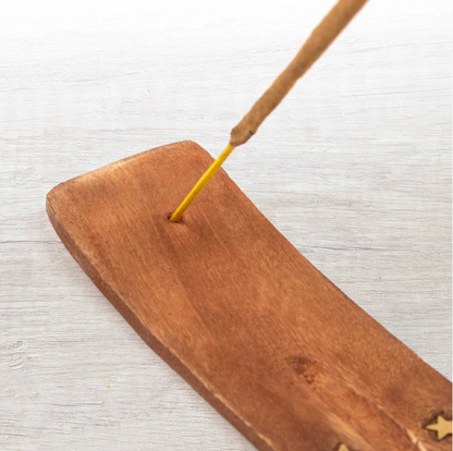 Räucherstäbchenhalter hält Räucherstäbchen sicher und fängt Asche auf