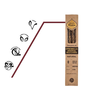 100 % vegane Räucherstäbchen, frei von Kinderarbeit, synthetischen Zusätzen oder Duftstoffen. nachhaltig & naturreines Raumklima genießen.