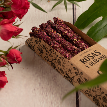 Räucherstäbchen aus natürlicher Fruchtbiomasse mit pflanzlicher Kohle und Bindemittel, ressourcenschonend