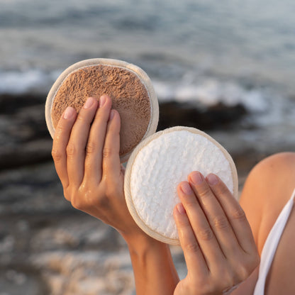 Soft Renewal Gesichtsreinigung Pads, umweltfreundlich und Zero-Waste, sanft zur Haut, ideal für tägliche Pflege und Lotion-Applikation.