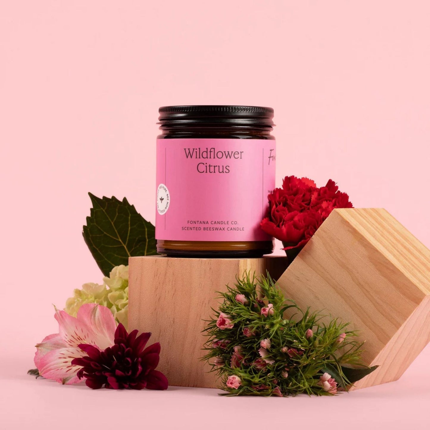 Wildblumen Zitrus – Ätherische Duftkerze