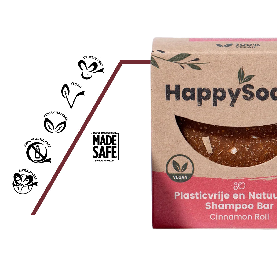 Zero-Waste-Shampoo – feste Seifenbar ersetzt mehrere herkömmliche Flaschen, spart Wasser und CO₂ – palmölfrei, biologisch abbaubar, ideal für nachhaltige Haarpflege zuhause oder unterwegs.